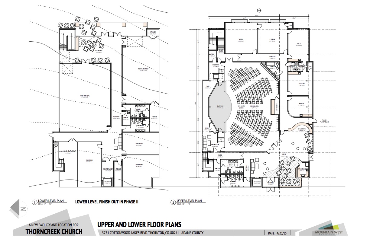 ThornCreek Church / wetlands, nature walk, sustainable design, church design, architecture in Colorado